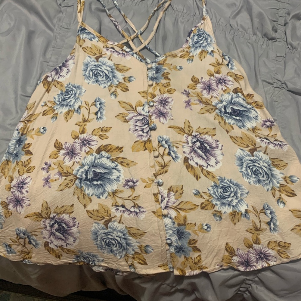 American eagle floral tank top